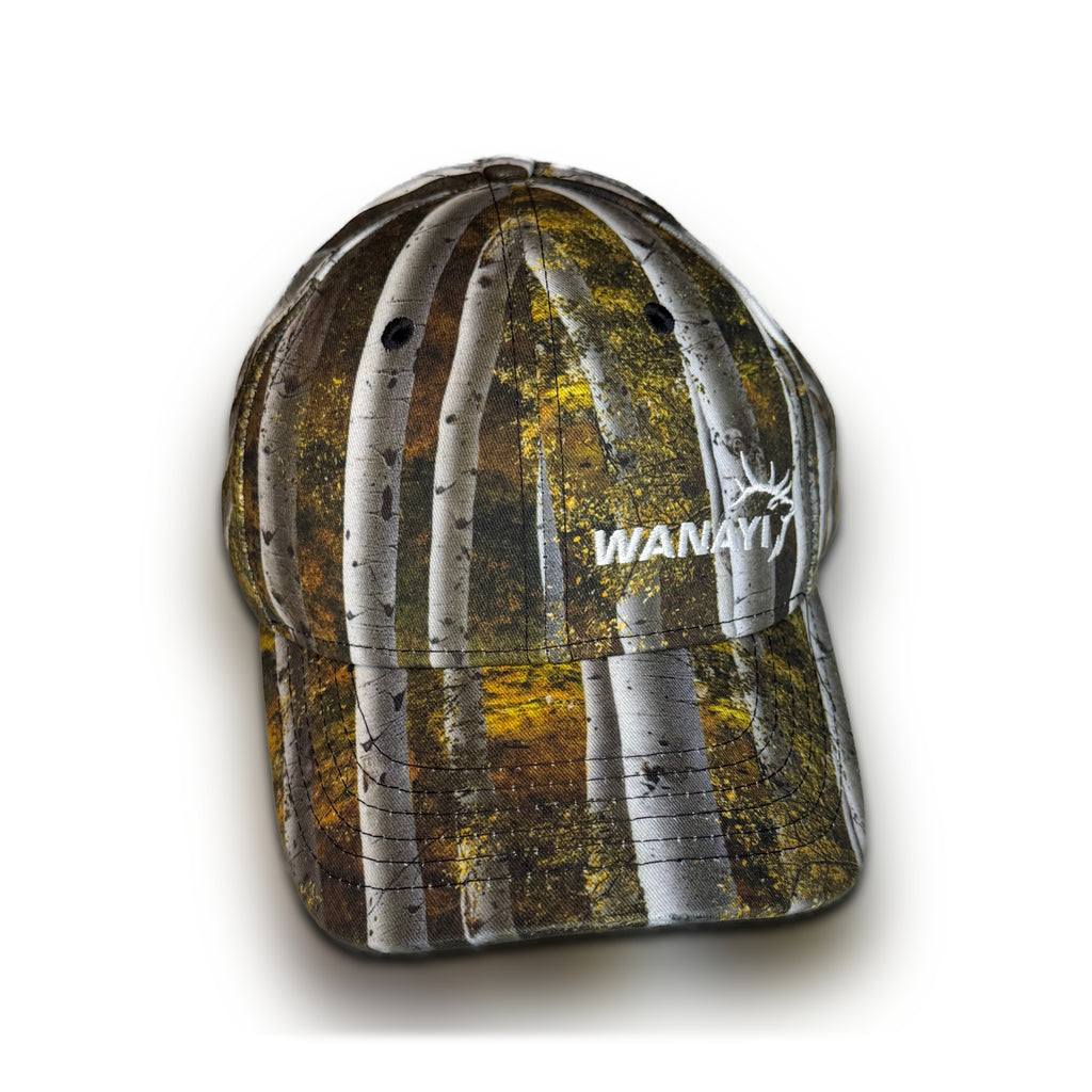Full Material Cap — back view in Wanayi proprietary camo