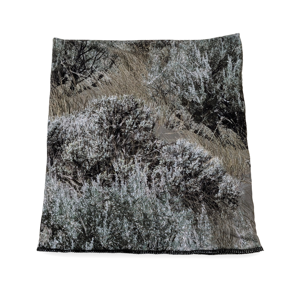 The Early/Mid Season Neck Gaiter — camo pattern detail, made in USA