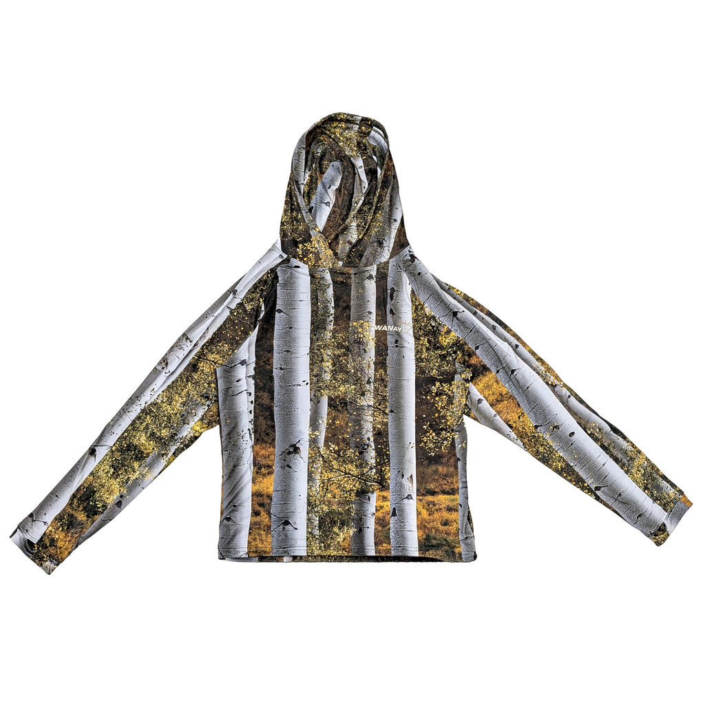 Wanayi Camouflage The Early Season Hoodie in proprietary camo pattern — American-made hunting apparel