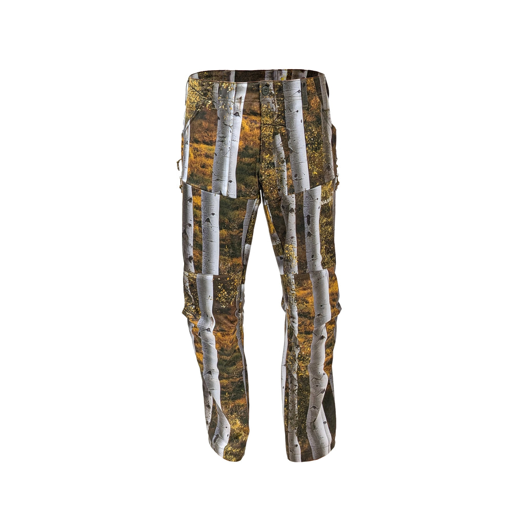 Wanayi Camouflage The Early Season Pants in proprietary camo pattern — American-made hunting apparel