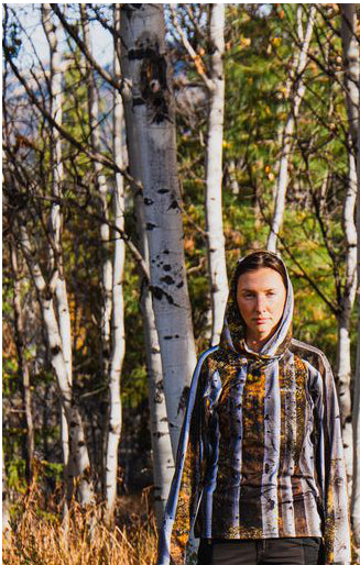 The Early Season Hoodie in Aspen camo — view 41