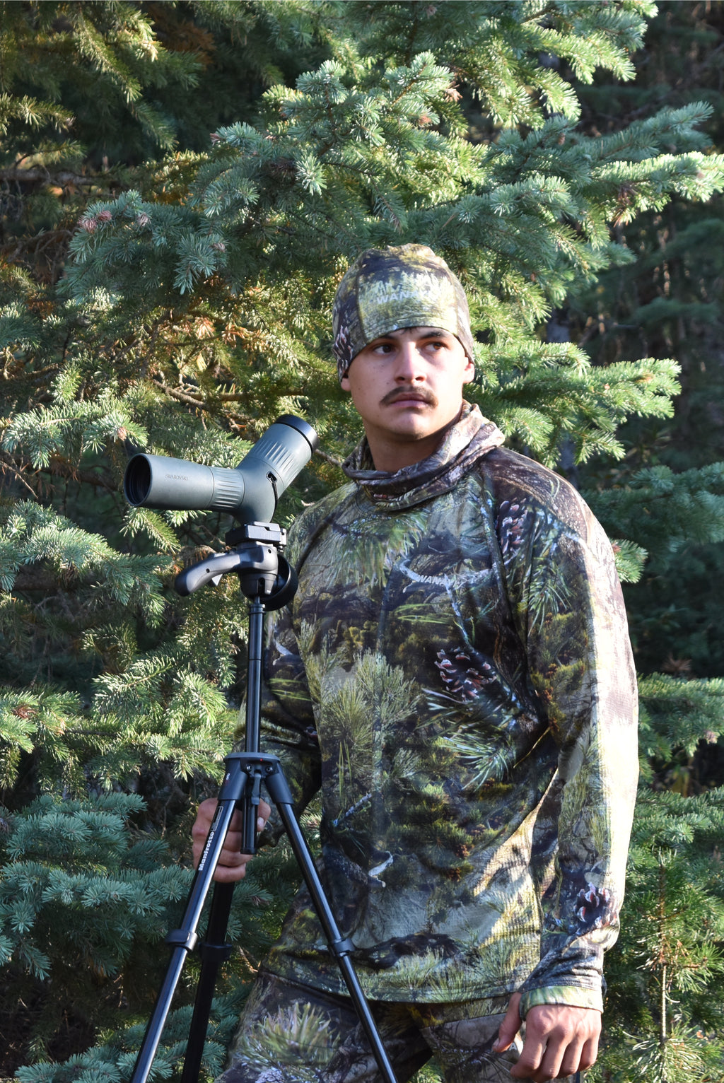 The Early Season Hoodie in Pine camo — view 45